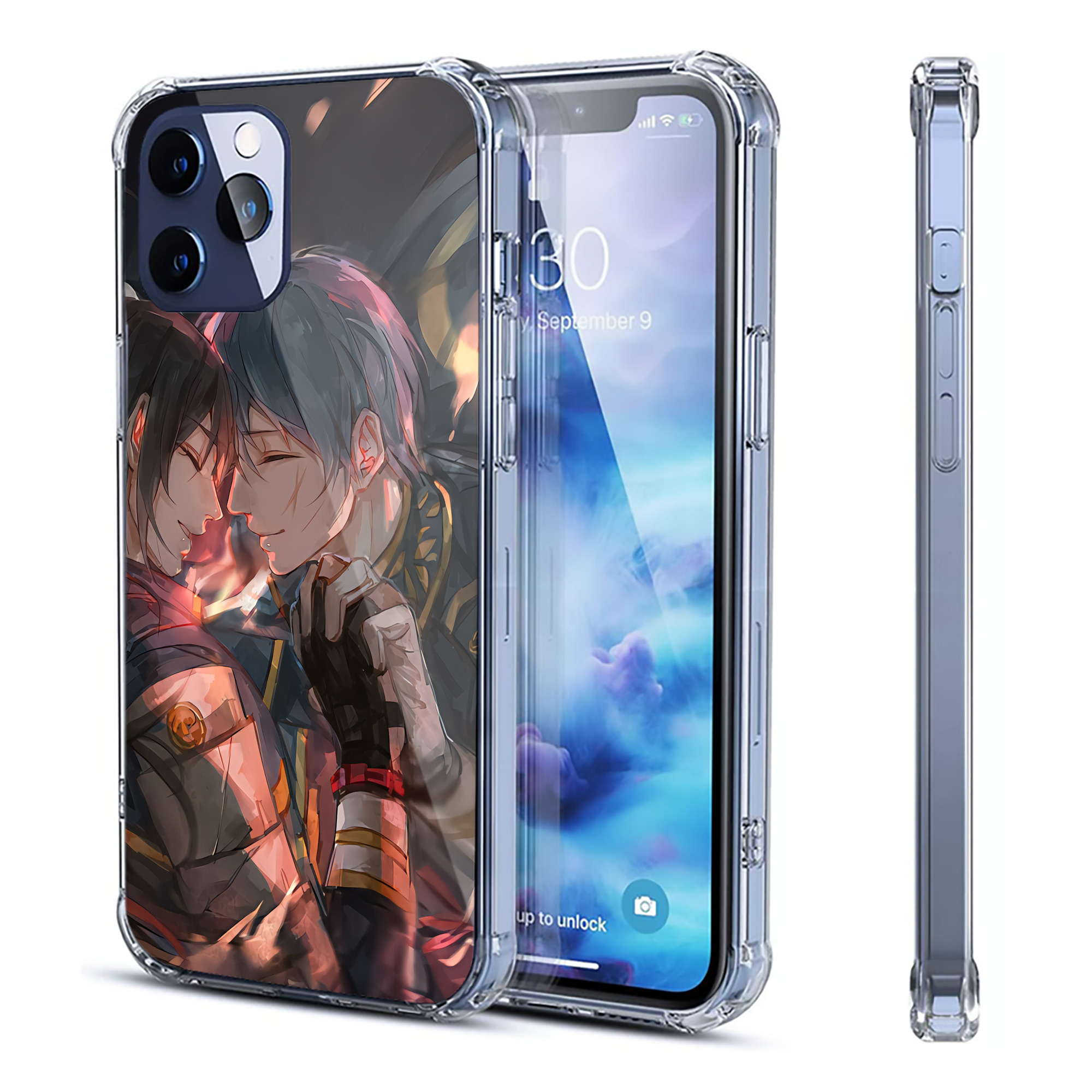 （画像用） 刀剣乱舞 Touken Ranbu 【iPhone 12シリーズ対応】透明スマホケース（クリアソフトケース）